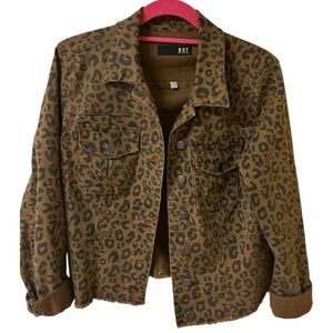 Kut from the Kloth Brown Leopard Jacket